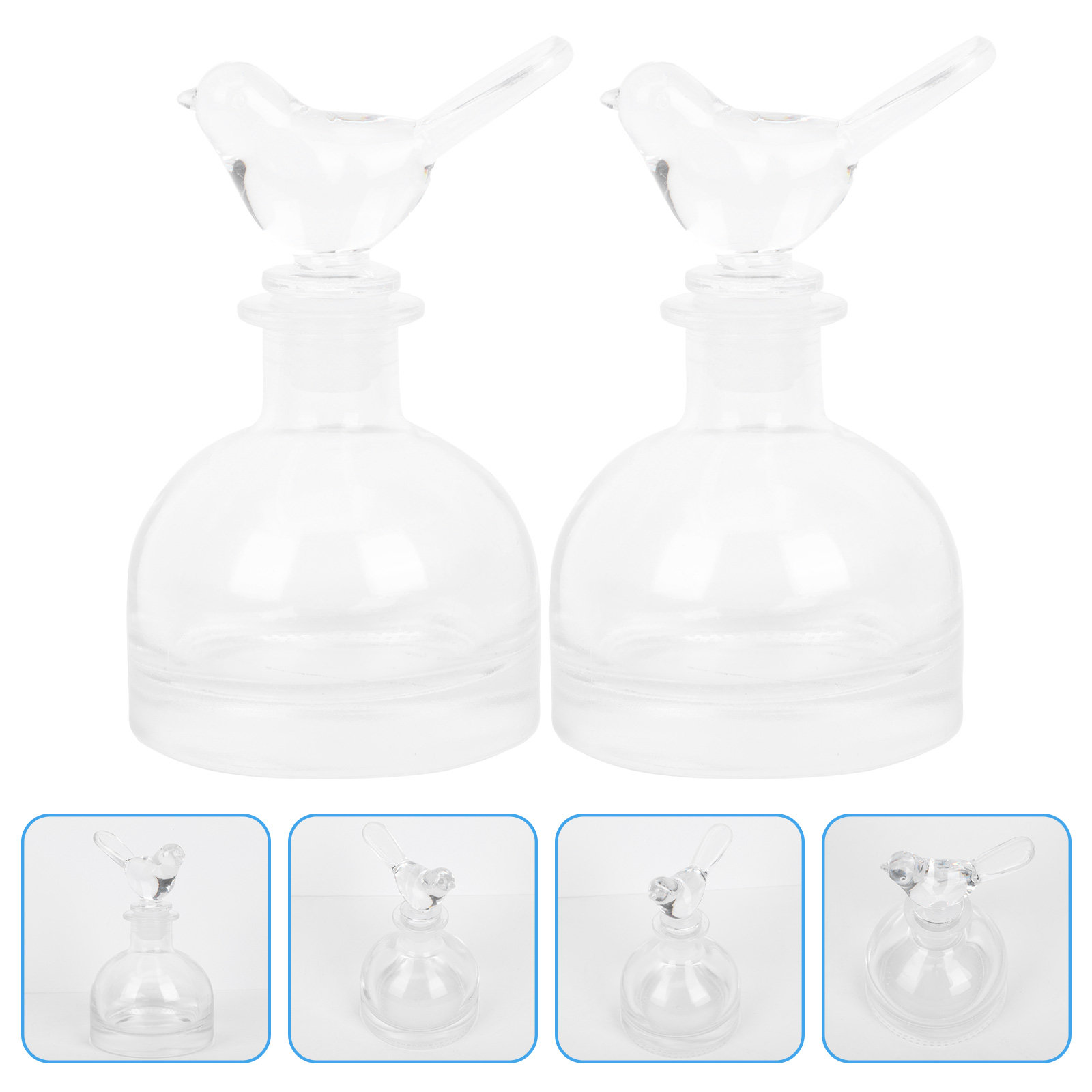Home Fragrance Us - Frascos de perfume de vidro, 2