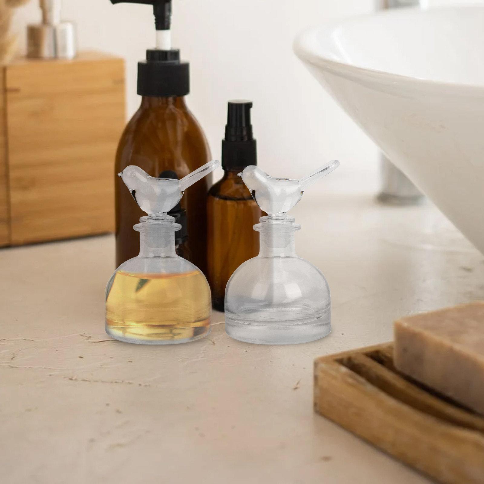 Frascos de perfume de vidro, 2 - Home Fragrance Us avaliação e preço