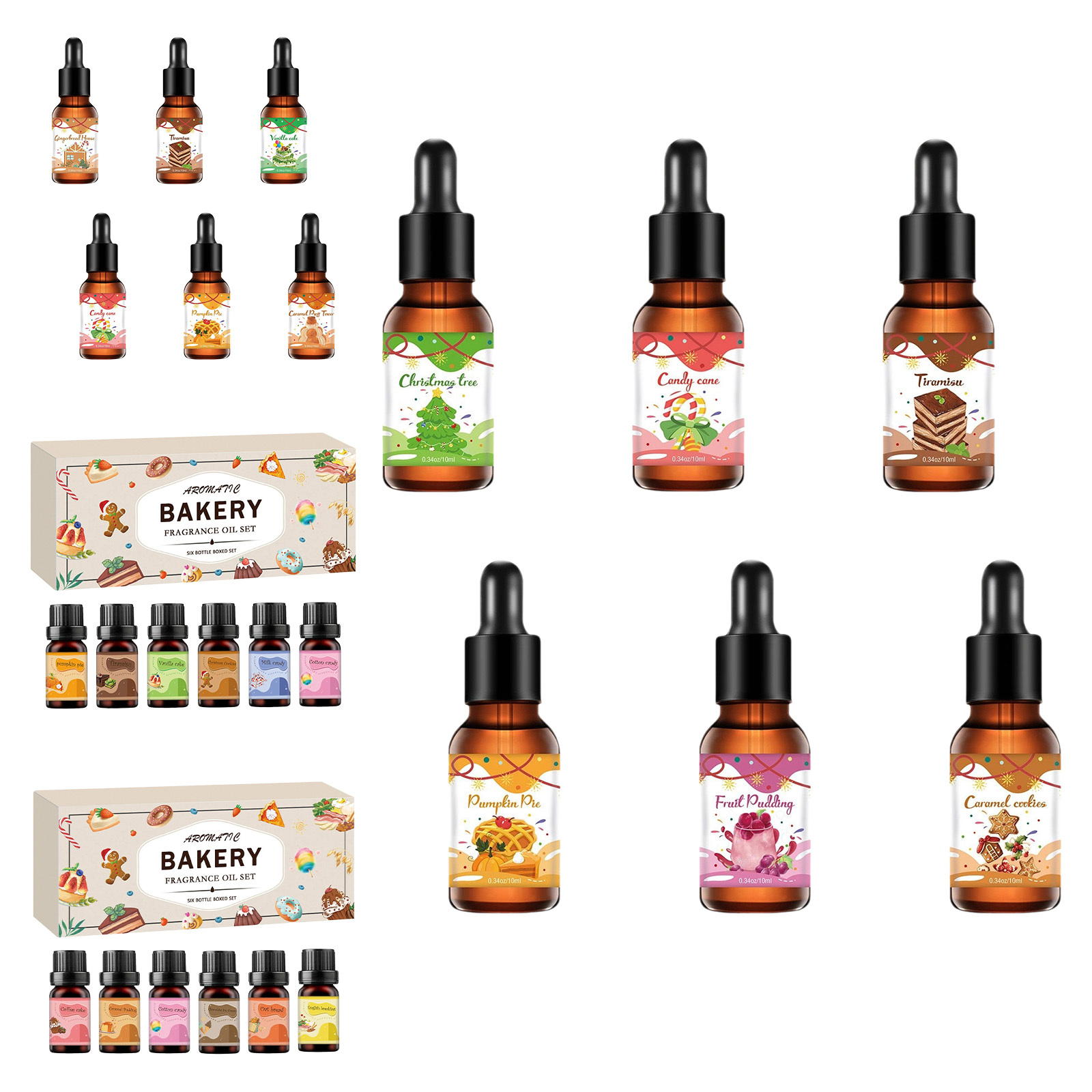Conjunto de óleos essenciais d - Fragrance Oil Set avaliação e preço
